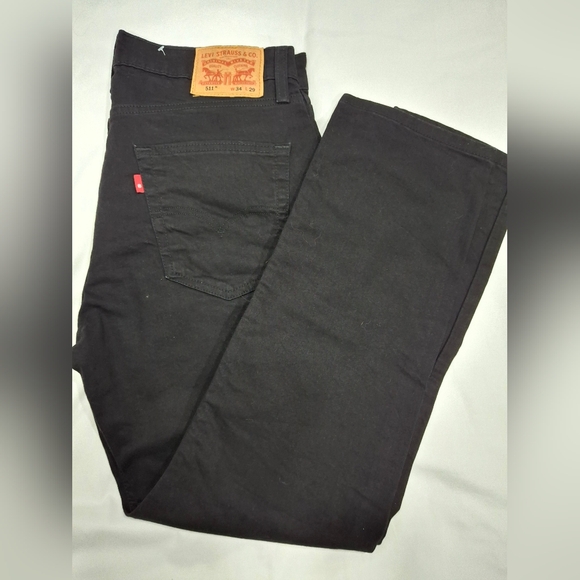 Levi's Men's Slim Black Jeans - Picture 8 of 8